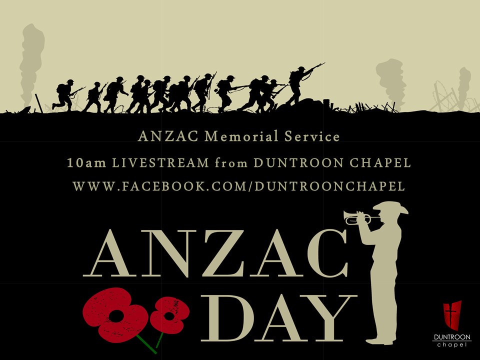 ANZAC DAY LIVE STREAM Cootamundra Anglican Church